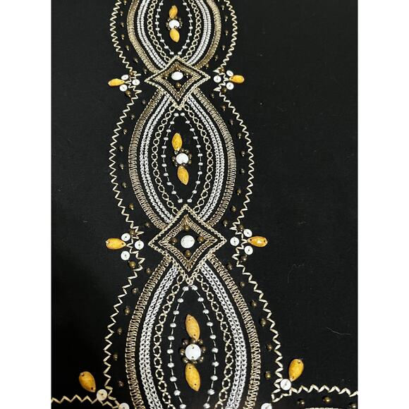 Alfred Dunner Black Boho Top -Womens Size Large - Picture 5 of 7